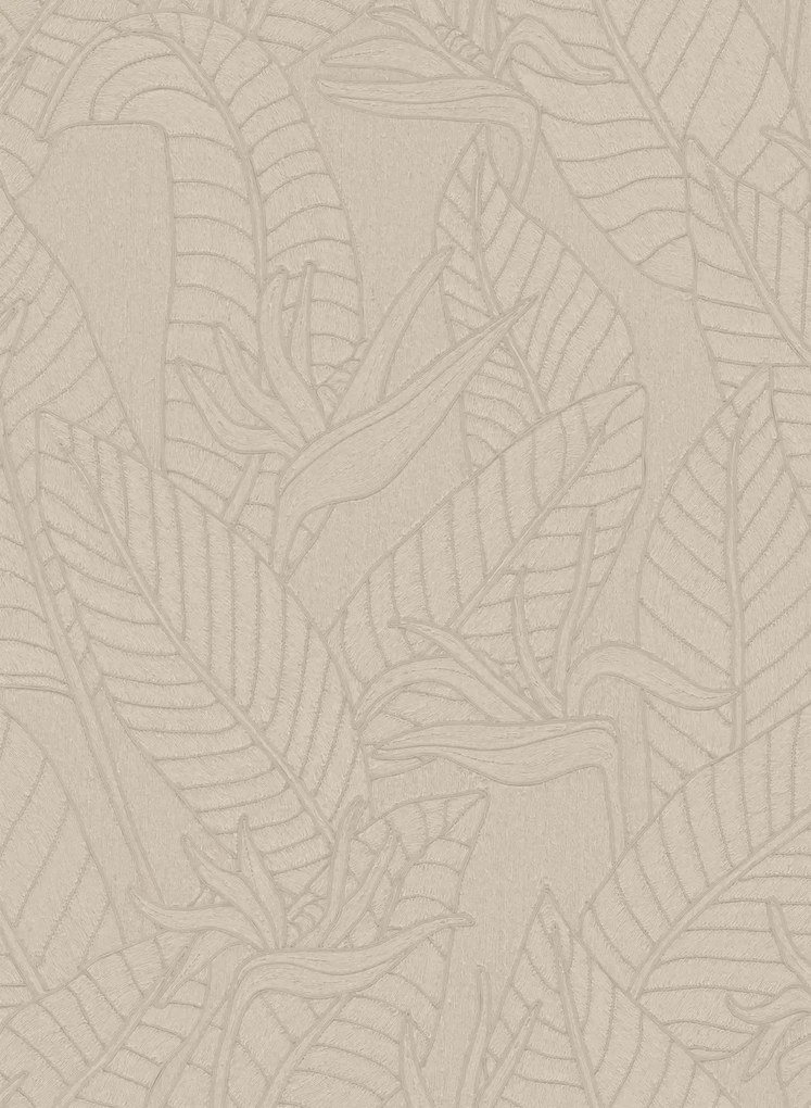 Arte Carta da parati Strelitzia - Zinc