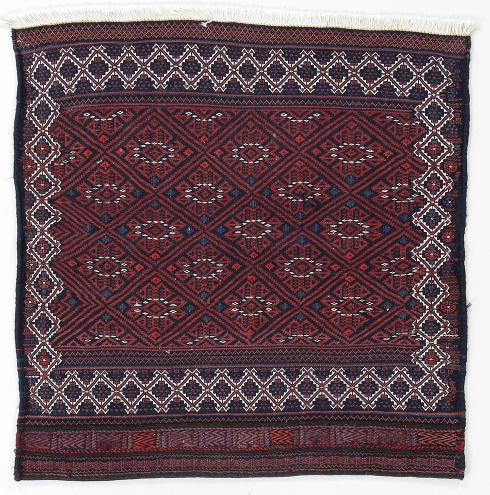 Afshar Tappeto persiano 90x90 (Iran) Annodato A Mano
