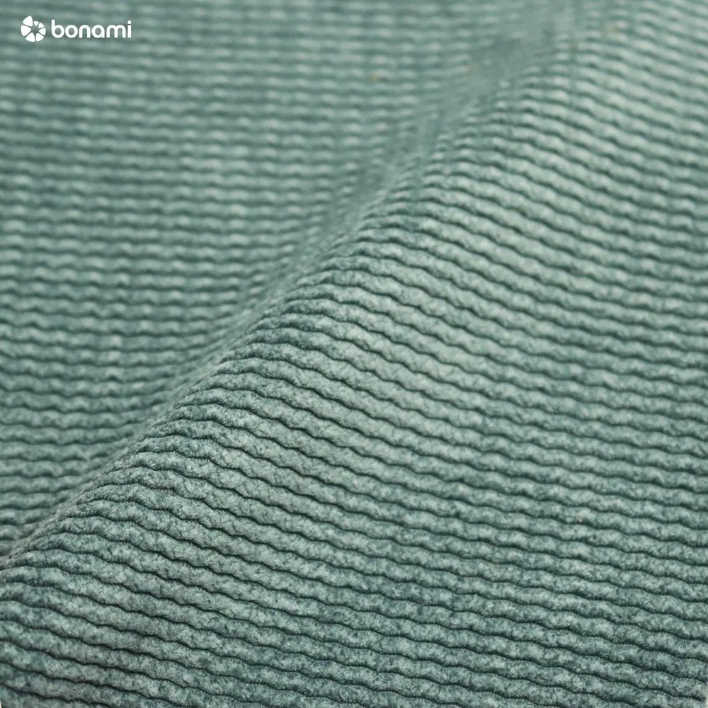 Divano turchese allungabile/con contenitore con rivestimento in velluto a coste 215 cm Bjork – Bonami Selection