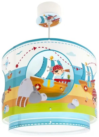 Dalber 60652 - Lampadario per bambini PIRATA ISLAND 1xE27/15W/230V