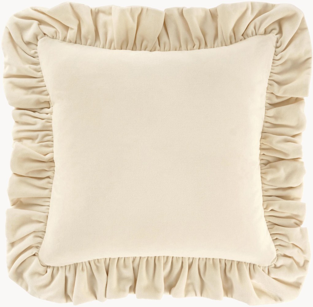 Copricuscino in cotone Frille