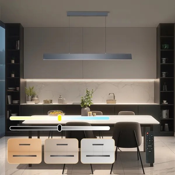 Brilagi - Lampadario a sospensione con filo LED dimmerabile SLIMLINE LED/40W/230V 3000-6000K antracite + +TC