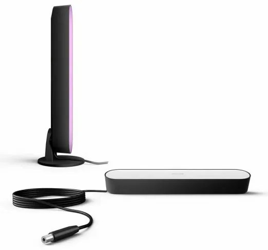 Philips - SET 2x Lampada da tavolo dimmerabile LED RGB Hue AMBIANCE LED/6W/230V