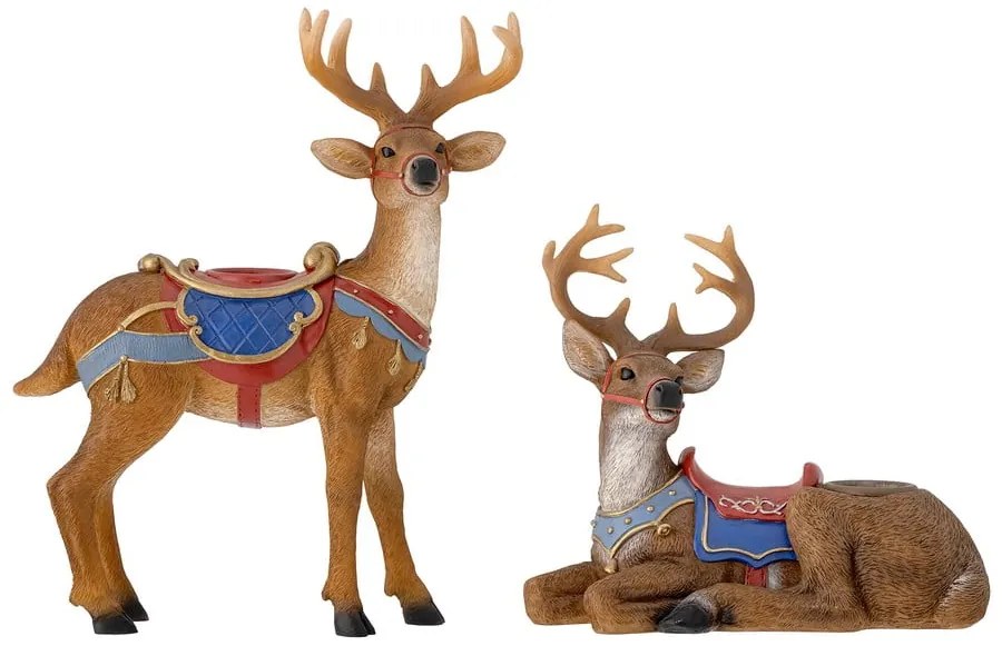 Candelieri in poliresina in set di 2 pezzi Glory - Bloomingville