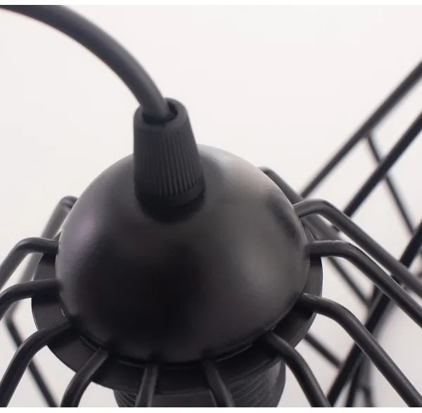 Lampadario su fune CEED 2xE27/60W/230V