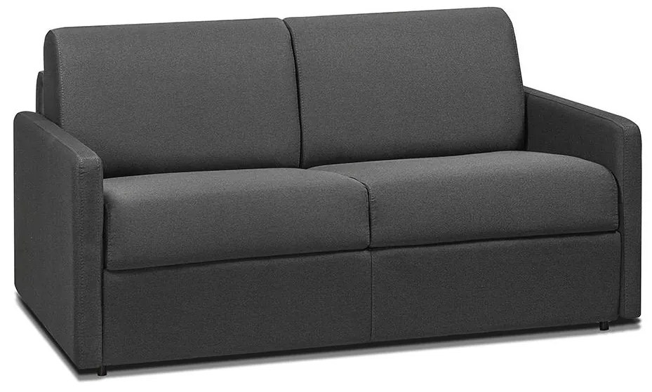 Divano letto 2 posti a ribalta in Tessuto Grigio - Larghezza Materasso 120 cm - Spessore 14 cm - CALIFE