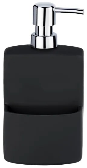 WENKO 3620117800 - Dispenser di sapone FESTIVAL 10x18 cm nero