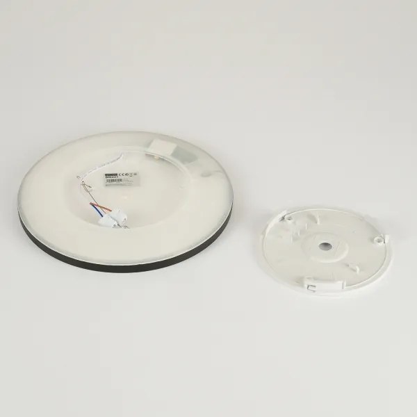 Brilagi - Lampada LED da bagno ULTRA SLIM LED/18W/230V diametro 30 cm nero IP54