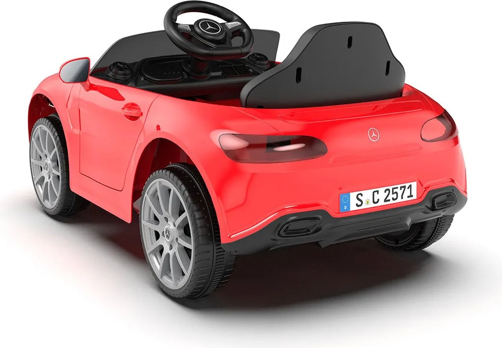 Macchina Elettrica per Bambini 12V con Licenza Mercedes CLS Small Rosso...