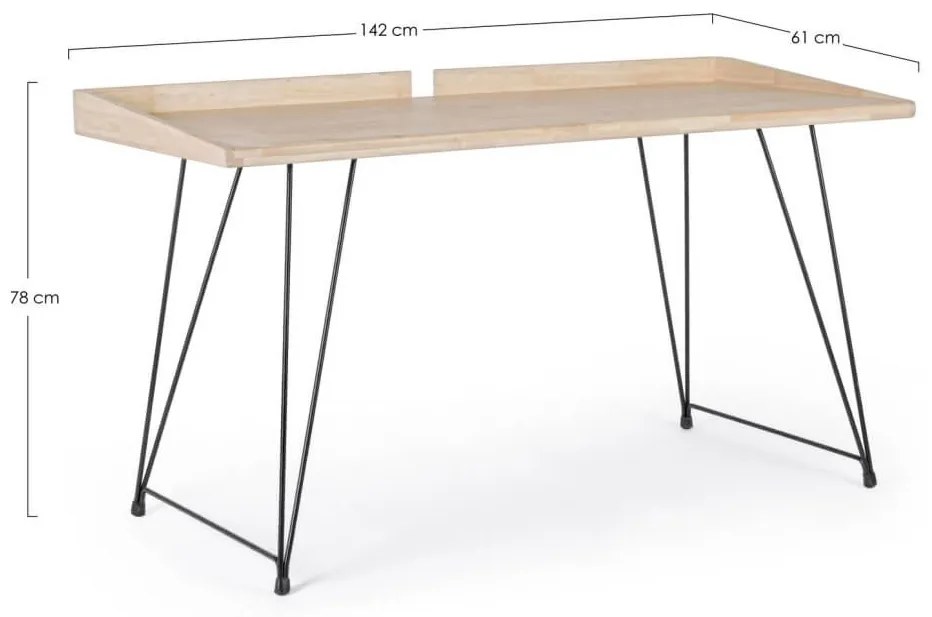 Scrivania DISTRICT 120&#215;61 cm