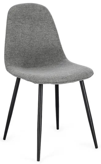 Sedia Da Pranzo Per Interni New Irelia Nero E Grigio Bizzotto