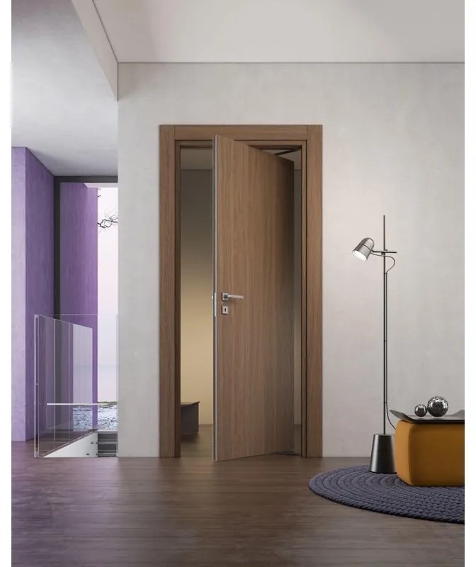 Porta rototraslante Bilbao noce biondo L 70 x H 210 cm destra