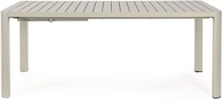 Tavolo Da Esterno Allungabile In Alluminio 100x180-240 Cm Kiplin Rastin Bizzotto