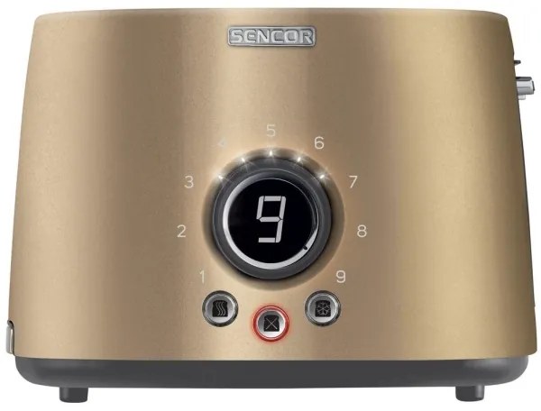 Sencor - Tostapane a due fessure con griglia 1000W/230V beige