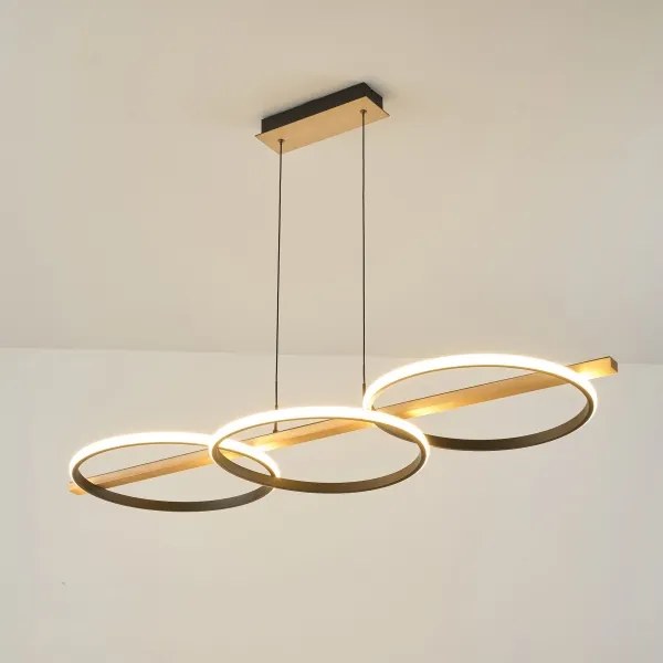 Zuma Line MD3913-3-3BWLT - Lampadario LED su cavo ALMERIA LED/35W/230V