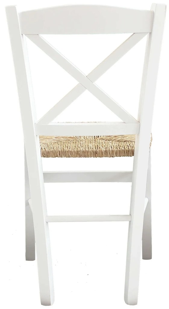 HALLIE - sedia croce in legno massello