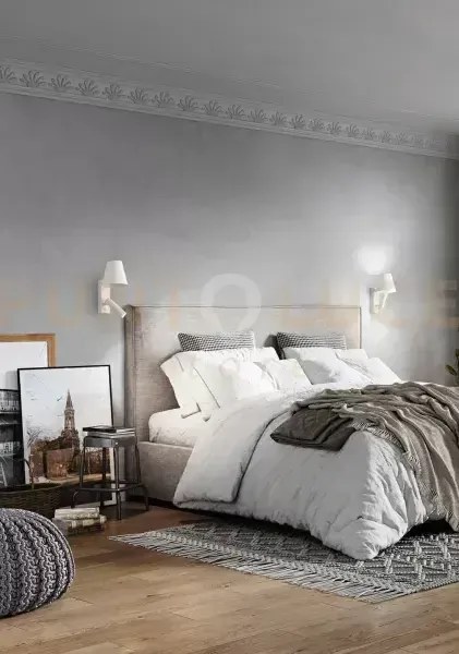 Reverse applique in metallo bianco opaco led 6w 3000k cri?90 220-24...