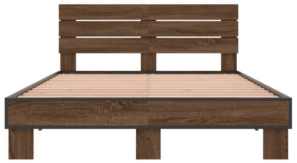 Giroletto rovere marrone 140x190cm in legno multistrato metallo