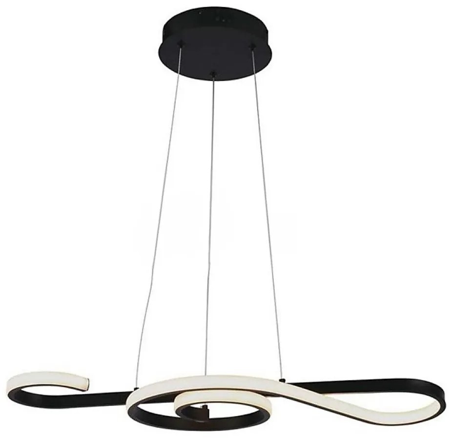 Lampadario LED a sospensione con filo LED/18W/230V 3000K nero