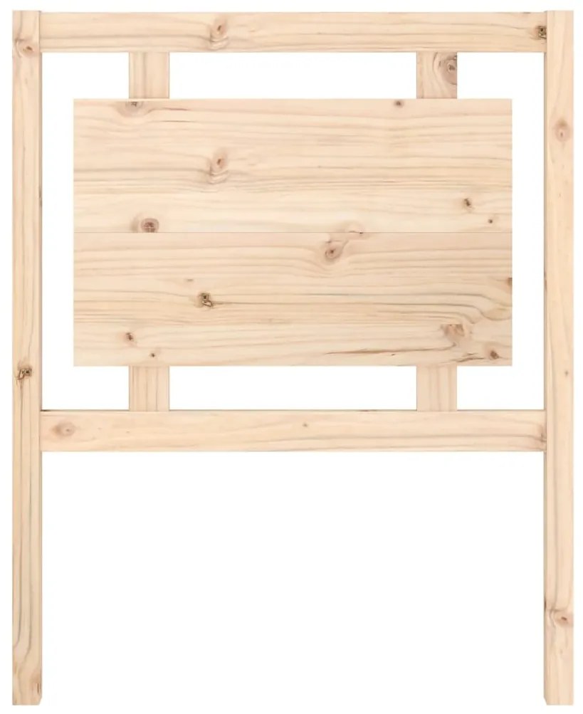 Testiera per letto 80,5x4x100 cm in legno massello di pino