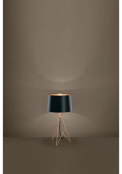Eglo 39178 - Lampada da tavolo CAMPORALE 1xE27/60W/230V