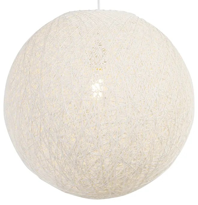 Lampada a sospensione intelligente bianca 45 cm incl. Wifi A60 - Corda