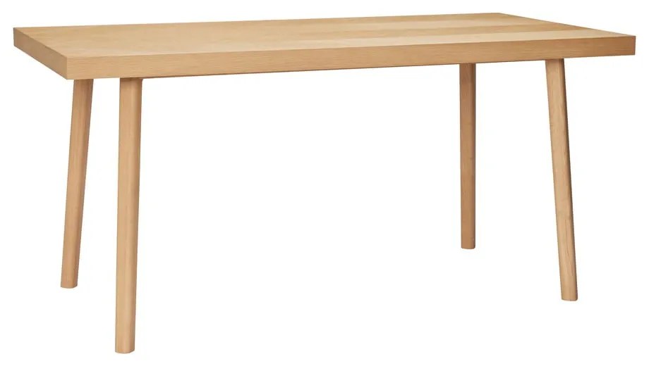 Tavolo da pranzo in rovere naturale 80x160 cm Herringbone - Hübsch