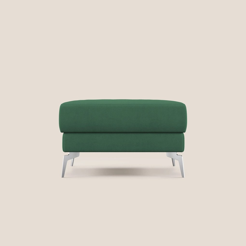 Star Pouf con piedini alti in tessuto impermeabile T02 verde
