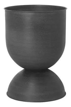 ferm LIVING - Hourglass Pot Medium Black ferm LIVING