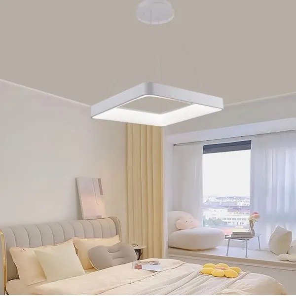 Lampadario a sospensione con filo LED dimmerabile LED/55W/230V 3000-6500K bianco + telecomando