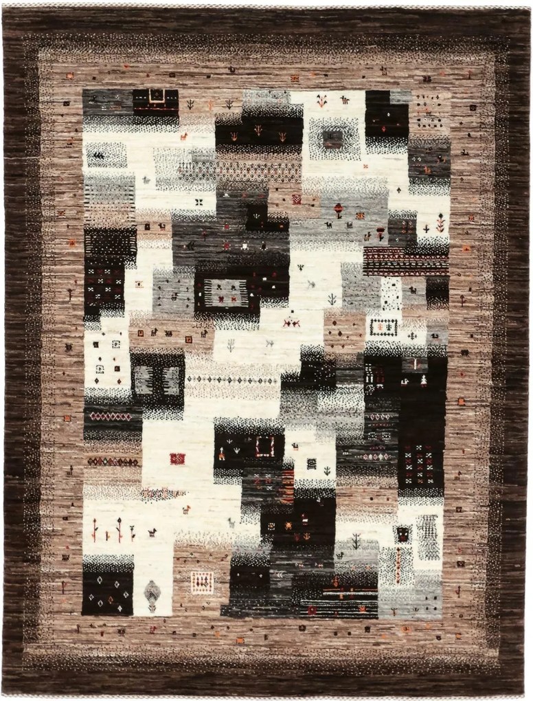 Loribaft Tappeto persiano 150 x 190 Beige (Iran) Annodato A Mano
