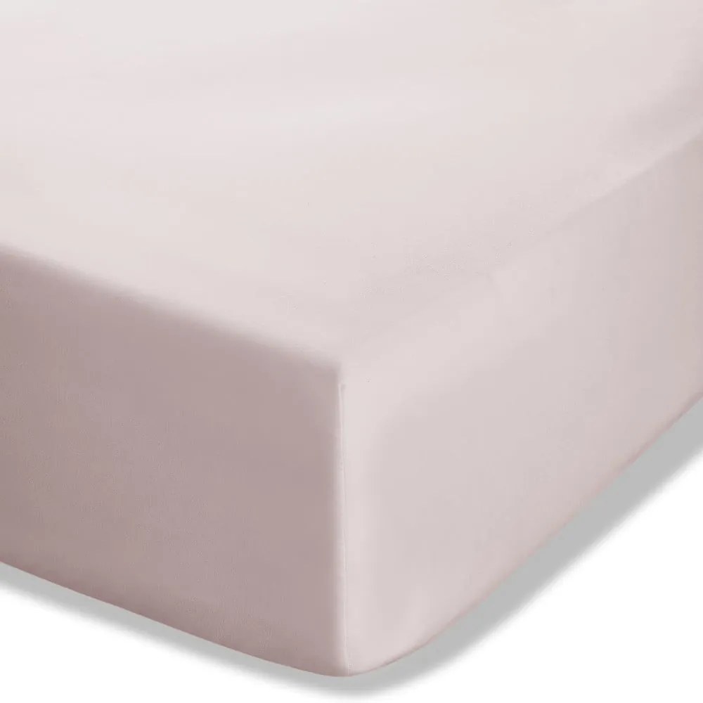 Lenzuolo con angoli rosa chiaro in percalle 90x190 cm Easy Iron Percale – Catherine Lansfield