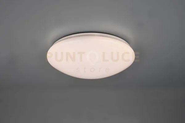Lukida plafoniera led tonda diffusore metacrilato satinato con tele...