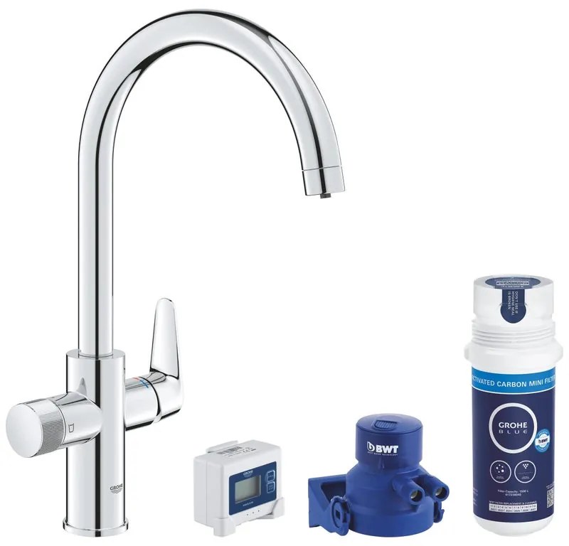 Sistema filtrazione acqua GROHE GROHE Blue Pure StartCurve C-bocca