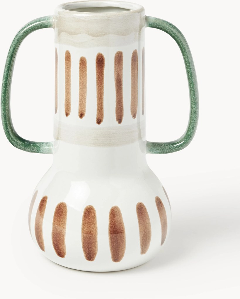 Vaso dipinto a mano Lise, alt. 30 cm