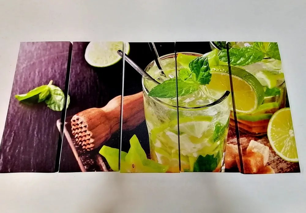 Quadri 5 pezzi – Delizioso Mojito