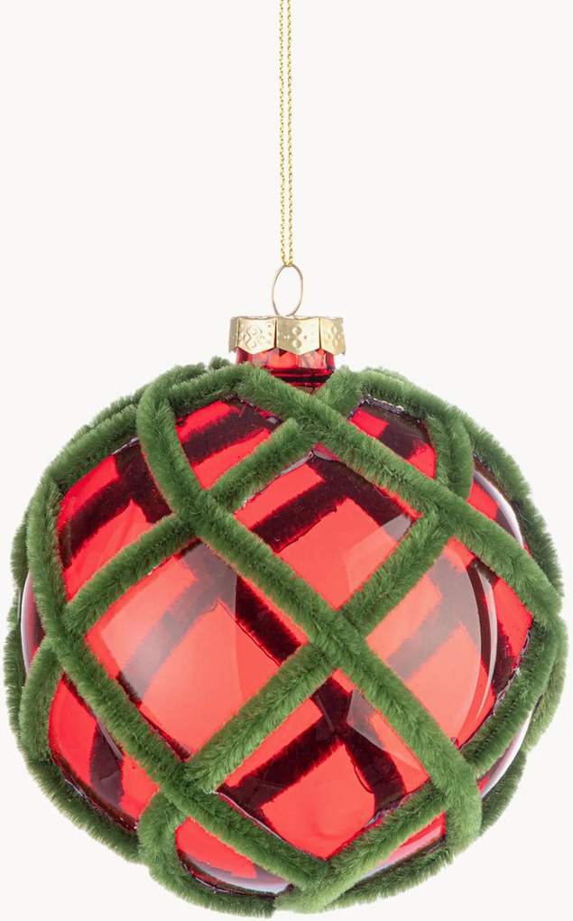 Palline di Natale in vetro Tinselly, varie misure