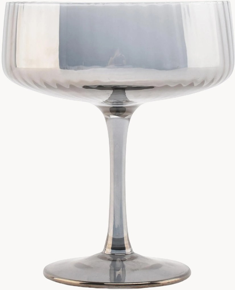 Set di 4 bicchieri da champagne Ray