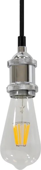 Cavo di alimentazione 1xE27/20W/230V cromo