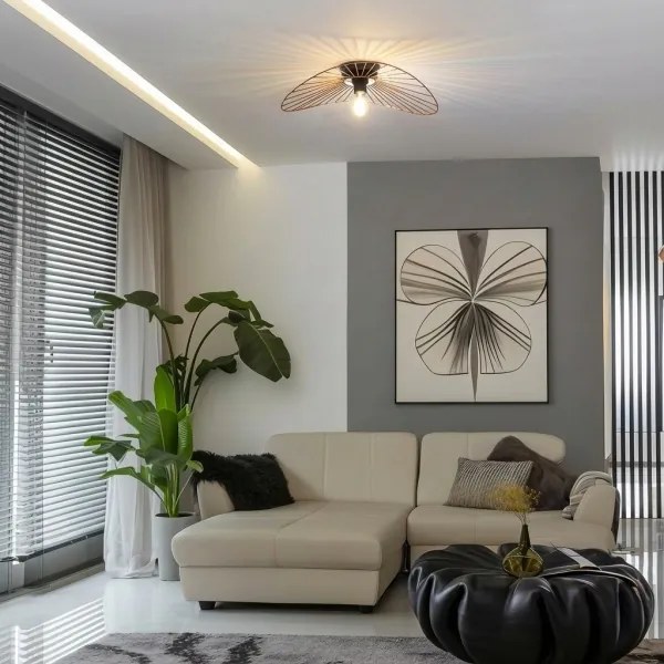 Brilagi - Lampadario LED a soffitto CERIA WIRE 1xE27/40W/230V 40x56 cm bronzo