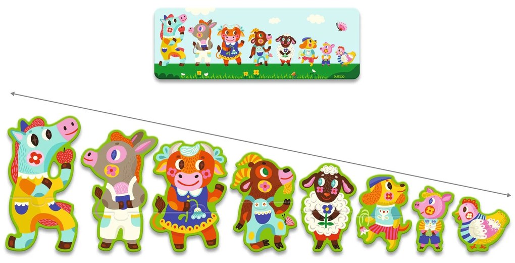 Puzzle Duo - Grandi e piccoli alla fattoria