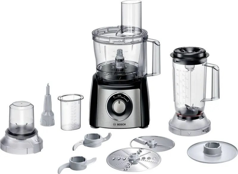 Bosch Haushalt MCM3PM386 Robot da cucina 900 W acciaio inox, Nero