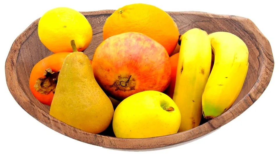 Ciotola in legno di colore naturale Mango - Orion