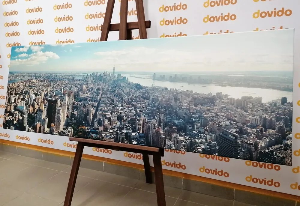 Quadro su tela – Vista sul centro incantevole di New York
