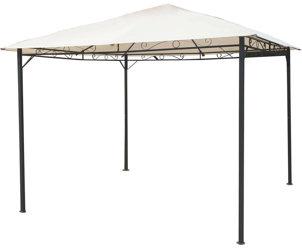 GREX - gazebo da giardino in acciaio 3 x 3 m