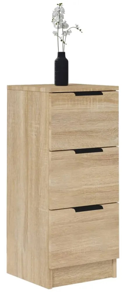 Credenza rovere sonoma 30x30x70 cm in legno multistrato