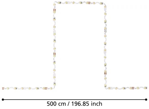 Eglo 99718 - Striscia LED STRISCIA 5m LED/27W/24V