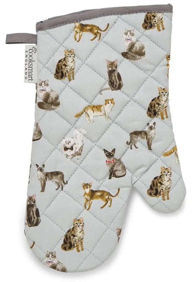 Set di strofinacci con grembiule e guanto da forno Curious Cats - Cooksmart ®