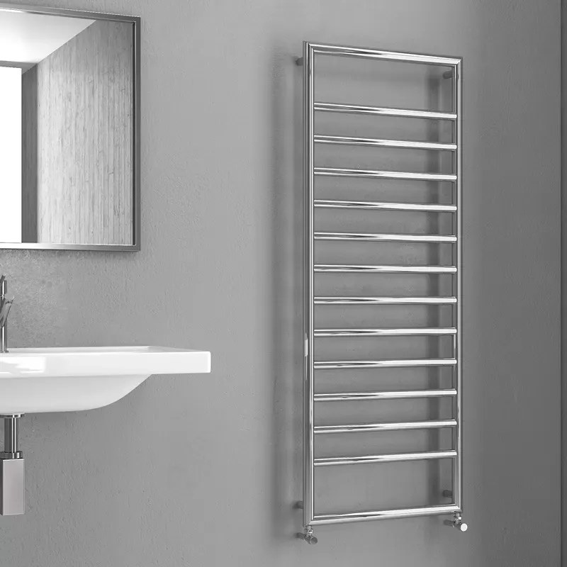 Radiatore bagno 1300x500mm cromato interasse 462 mm KAM-D7013C - KAMALU