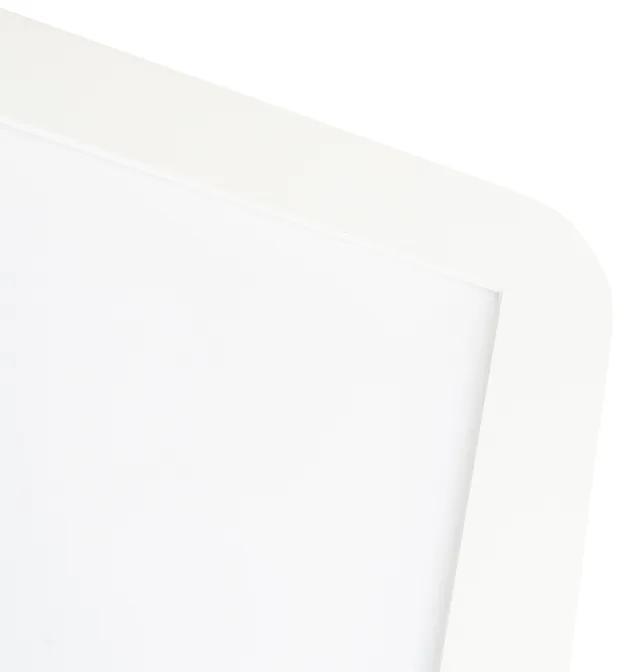 Plafoniera bianca 40 cm con LED dimmerabile a 3 gradini IP44 - Steve